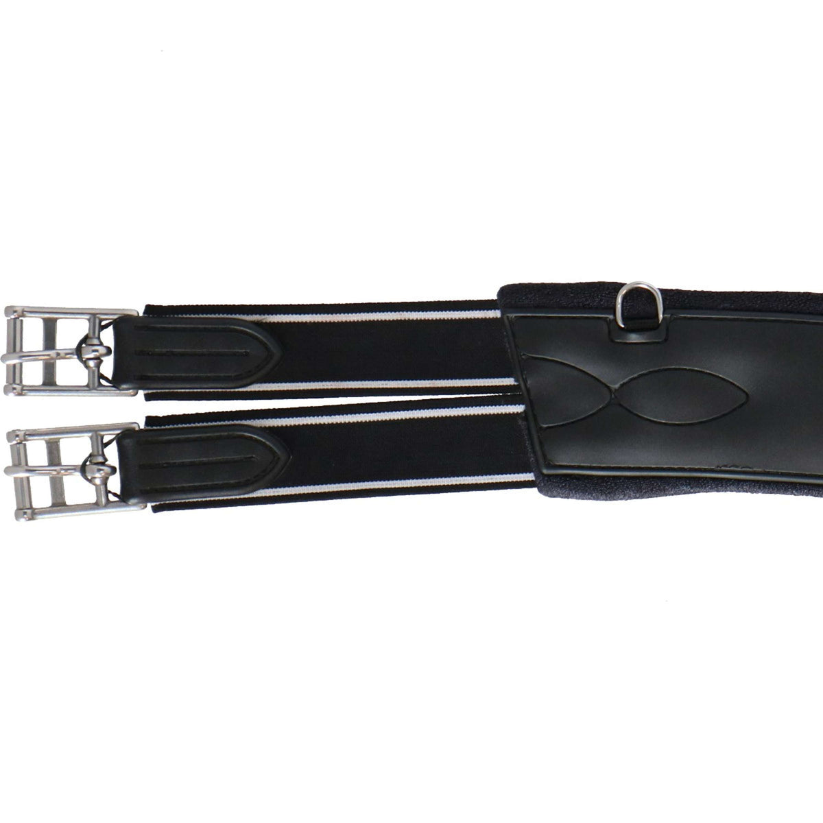 Acavallo Cincha Gel Comfort con Protector Ventral Negro