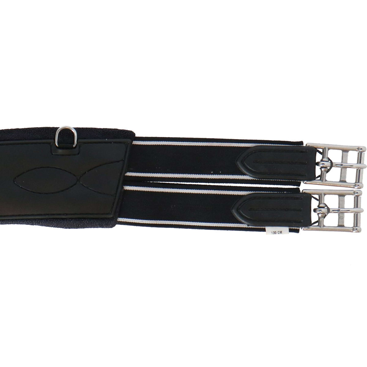 Acavallo Cincha Gel Comfort con Protector Ventral Negro