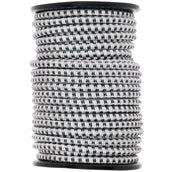 Corral Cinta Eléctrica Elastisch 7mm 50m Negro/Blanco