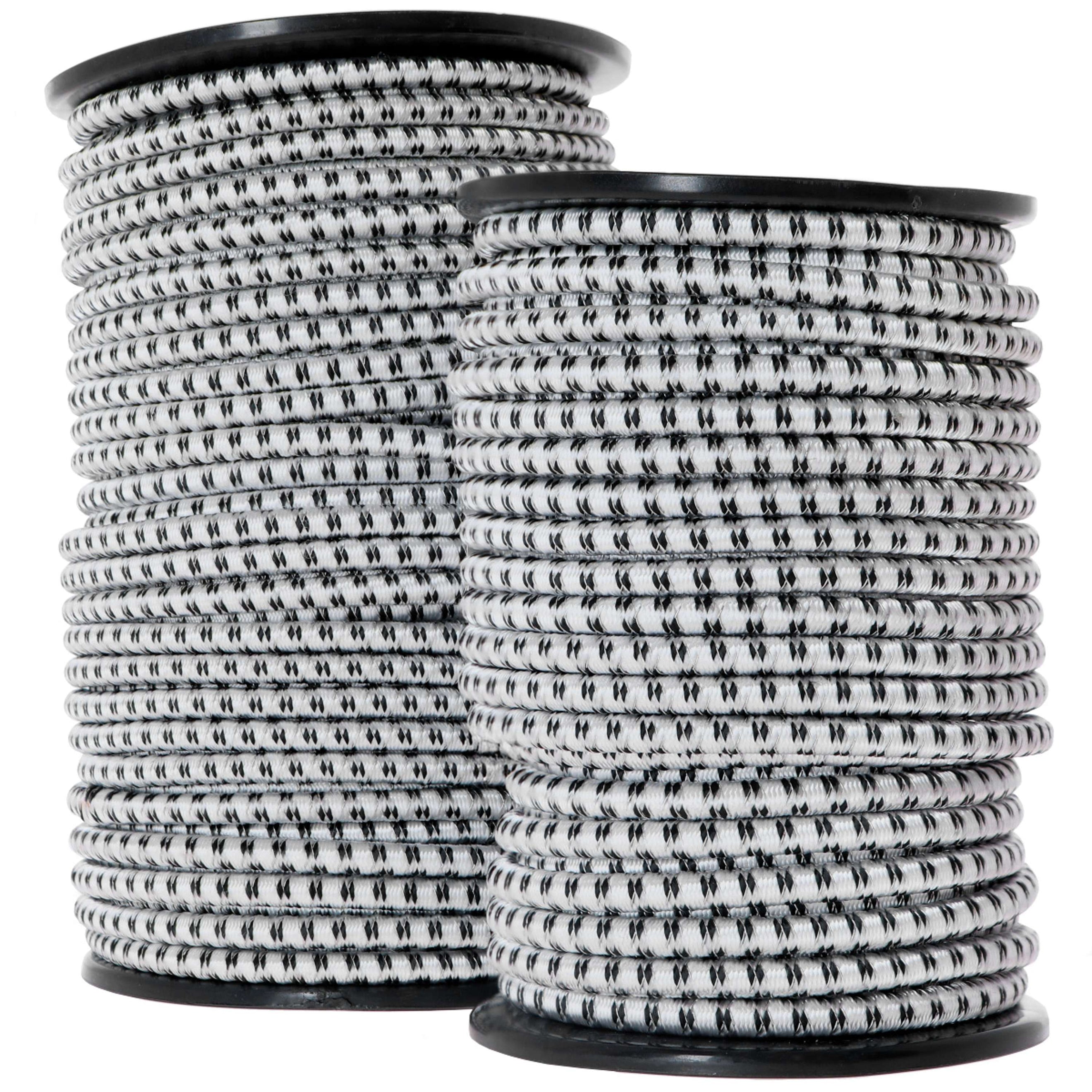 Corral Cinta Eléctrica Elastisch 7mm 50m Negro/Blanco