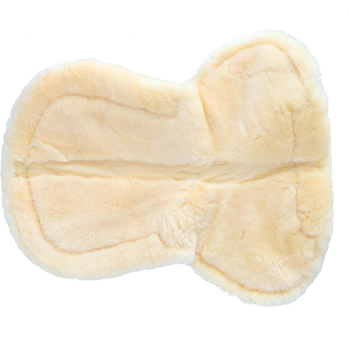 Kavalkade Cojín de Montura con Lana de Cordero Negro/Beige