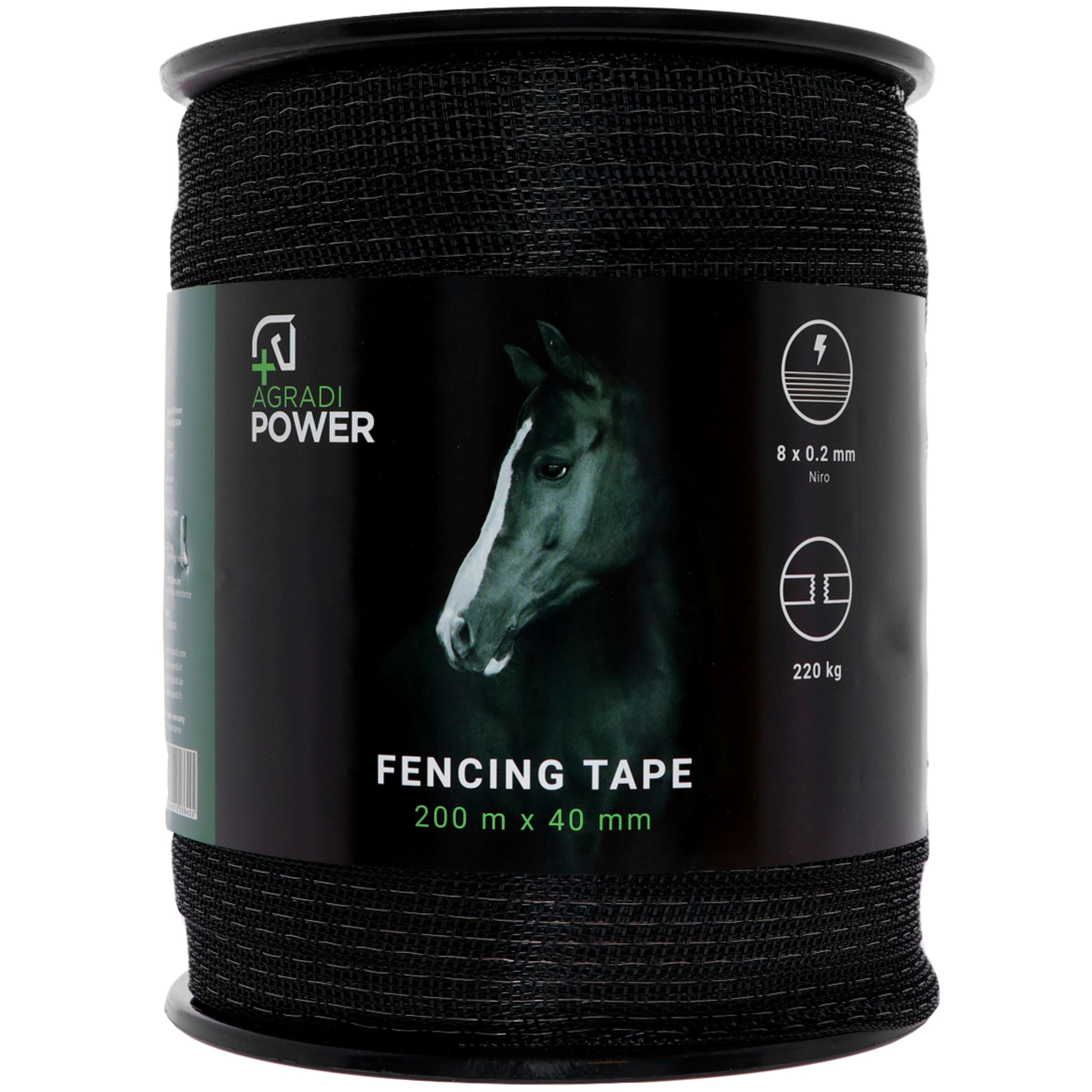 Agradi Power Cinta para Vallas Negro Agradi Power Cinta para Vallas Negro