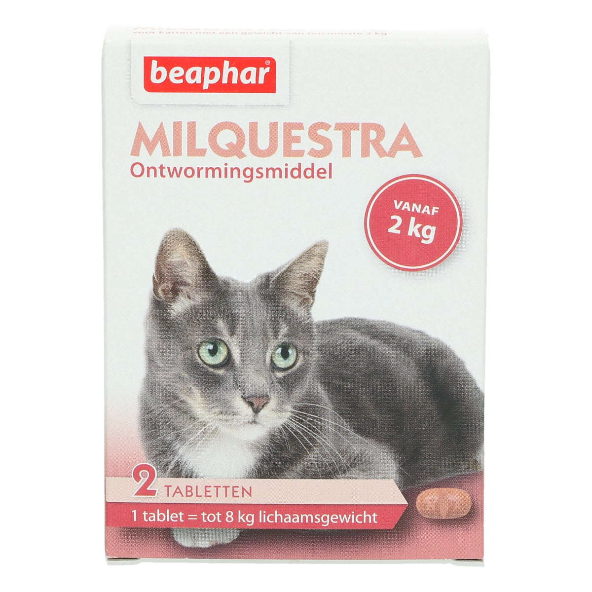 Beaphar Tabletas Desparasitantes Milquestra Gato 2-12kg