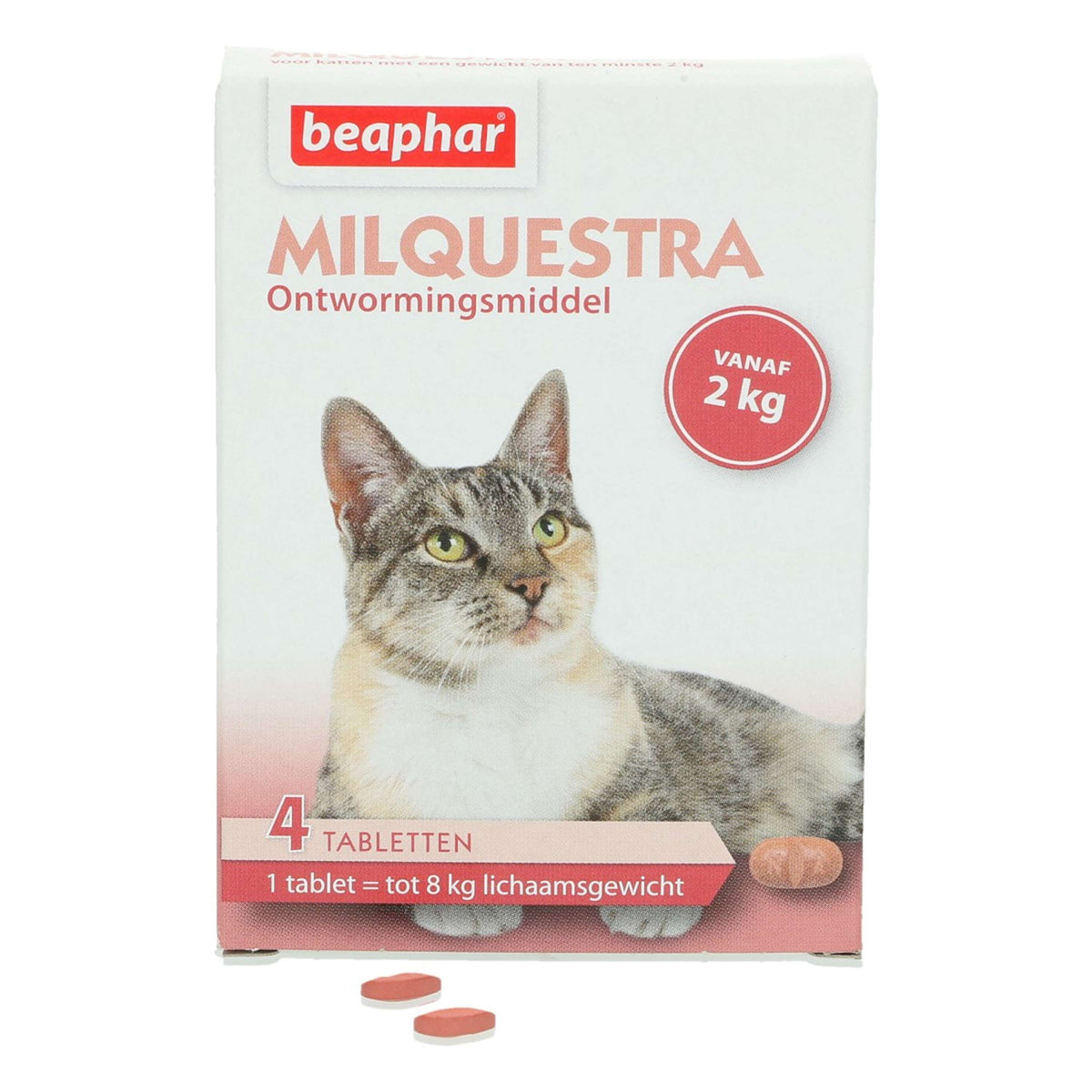 Beaphar Tabletas Desparasitantes Milquestra Gato 2-12kg