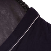 HKM Manta de Forro Polar con Cuello Azul oscuro