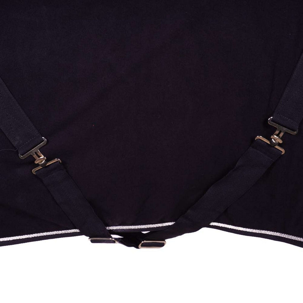 HKM Manta de Forro Polar con Cuello Azul oscuro