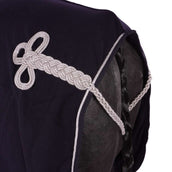 HKM Manta de Forro Polar con Cuello Azul oscuro