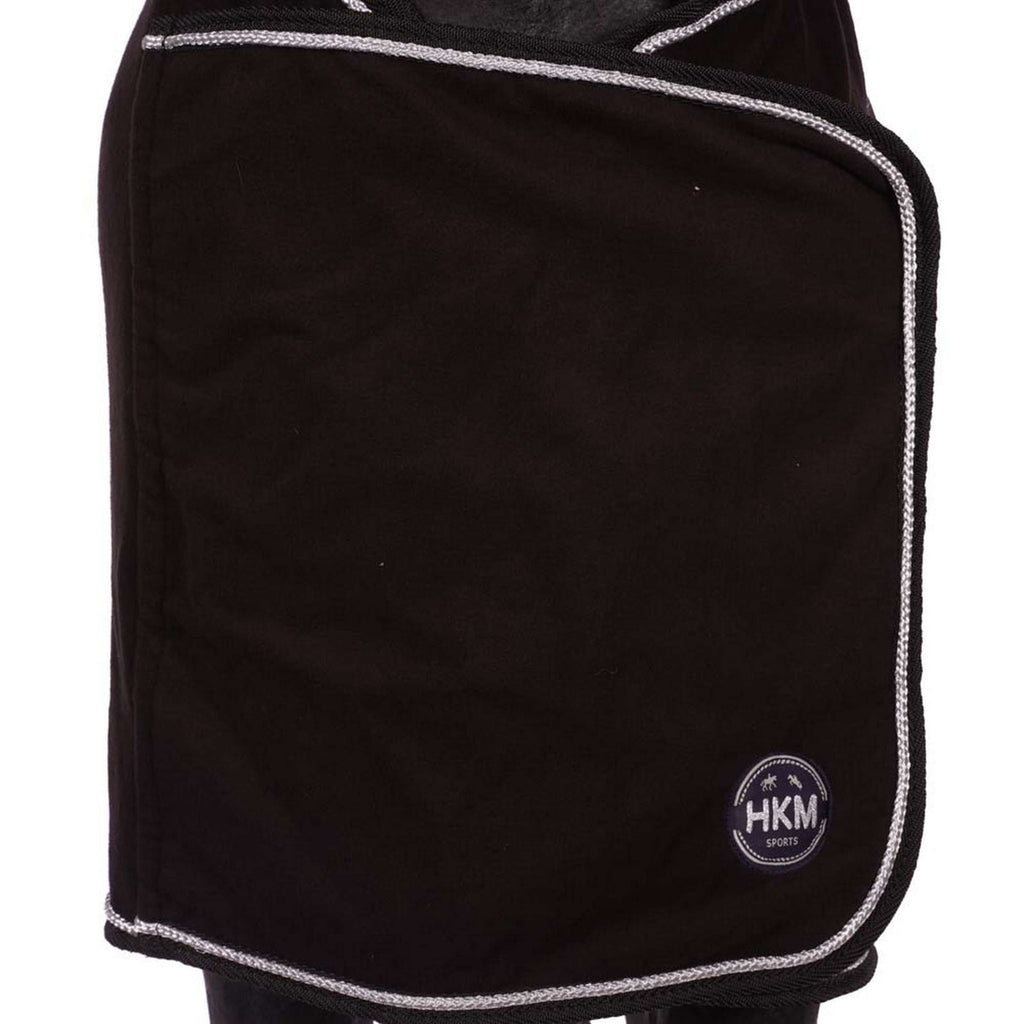HKM Manta de Forro Polar con Cuello Negro