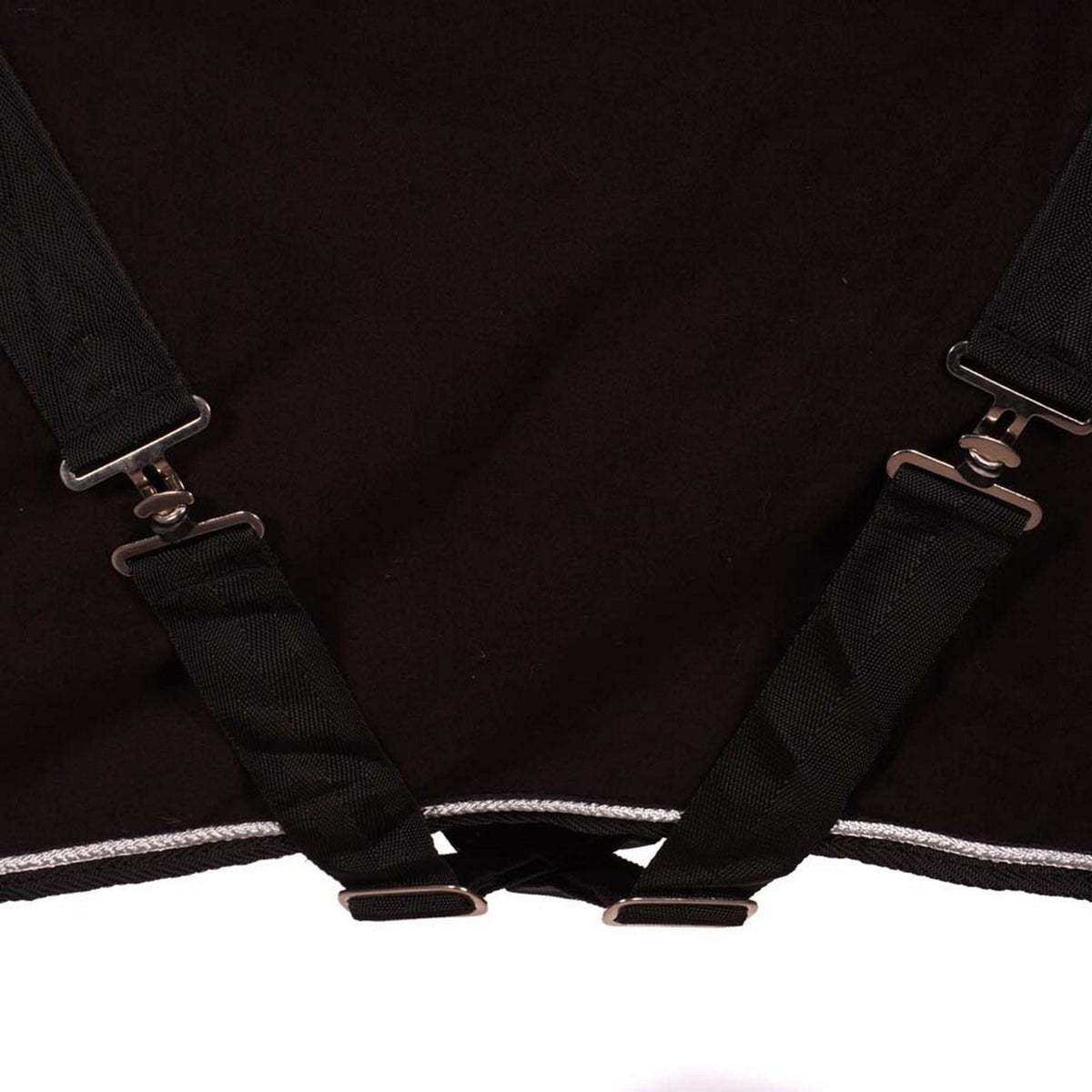HKM Manta de Forro Polar con Cuello Negro