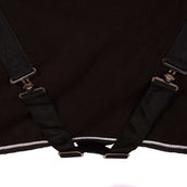 HKM Manta de Forro Polar con Cuello Negro
