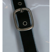 HKM Cabezada + Cuerda Crystal For Spanish: Forro Suave Negro Gris