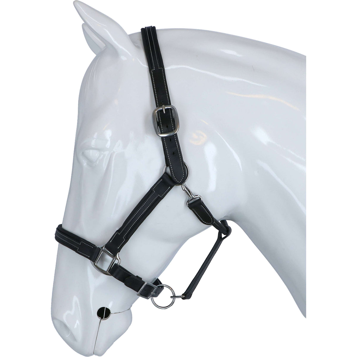 HKM Cabezada Soft Cuero Negro