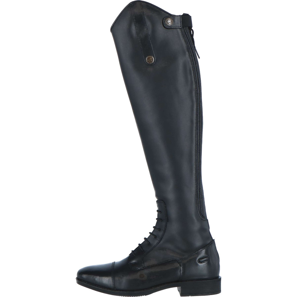 HKM Botas de Equitación Sevilla Teddy Largo Estrecho Negro