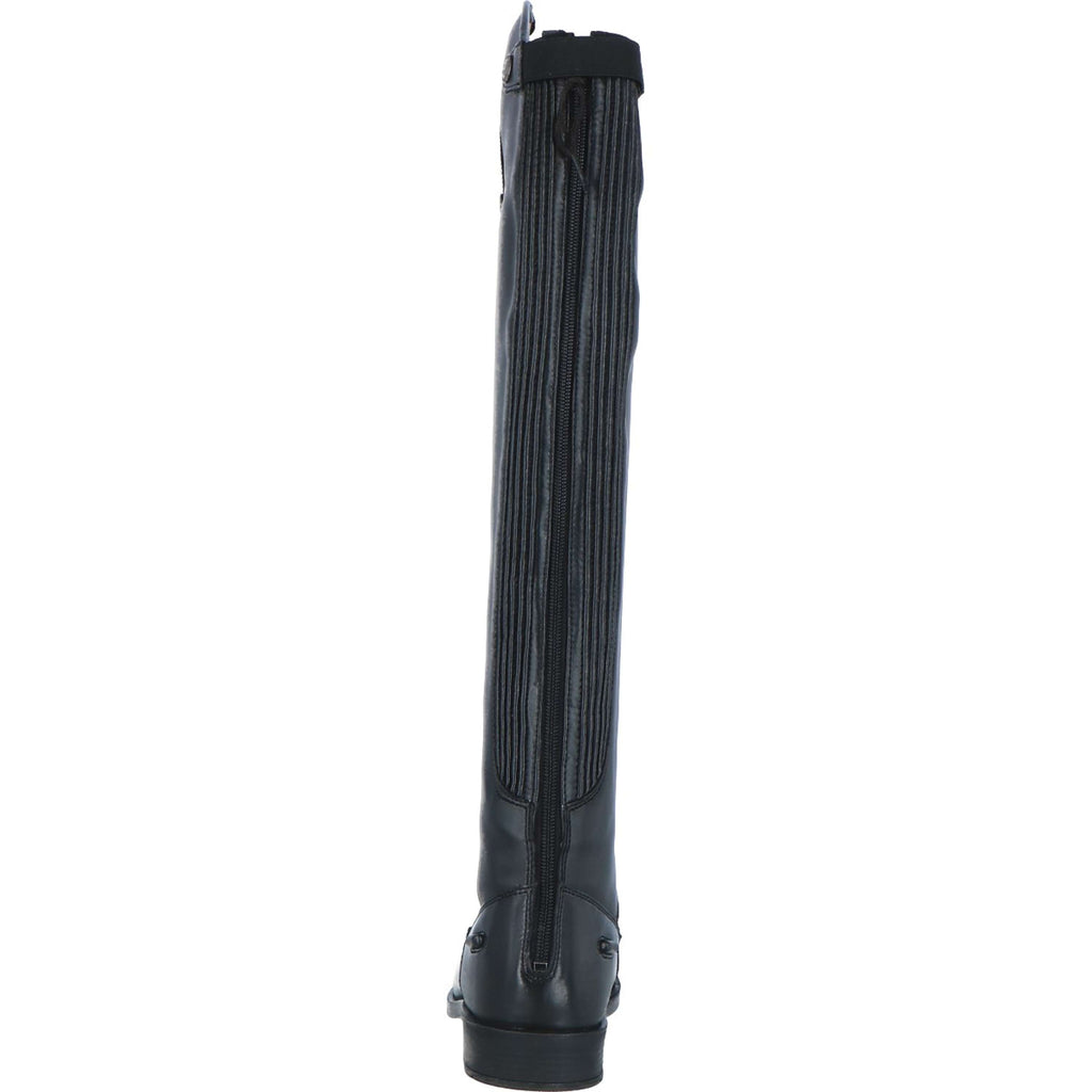 HKM Botas de Equitación Sevilla Teddy Largo Estrecho Negro