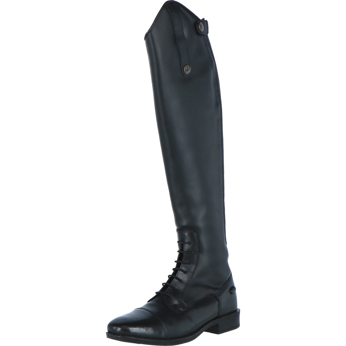 HKM Botas de Equitación Sevilla Largo Estrecho Negro