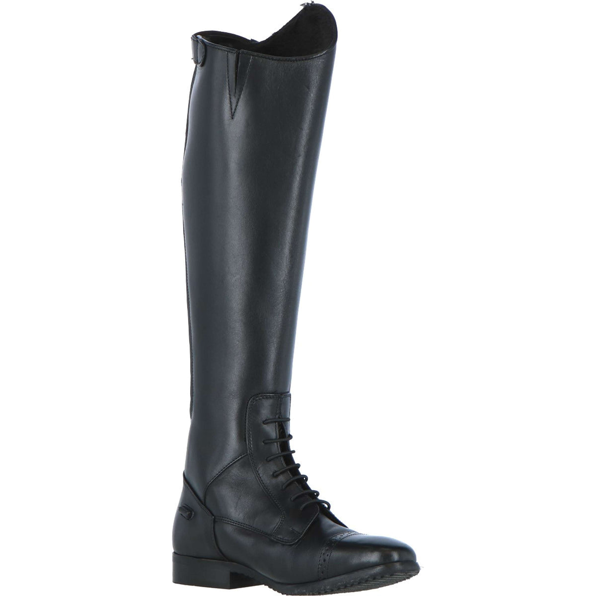 HKM Botas de Equitación Valencia Teddy Estándar Negro