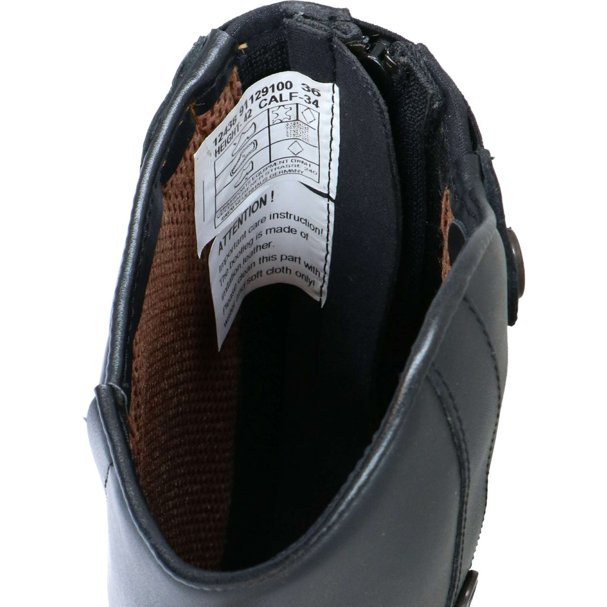 HKM Botas de Equitación Sevilla Estándar Negro