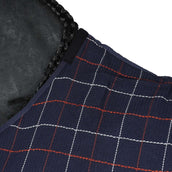 HKM Manta de Establo Apariencia de gofre Azul oscuro