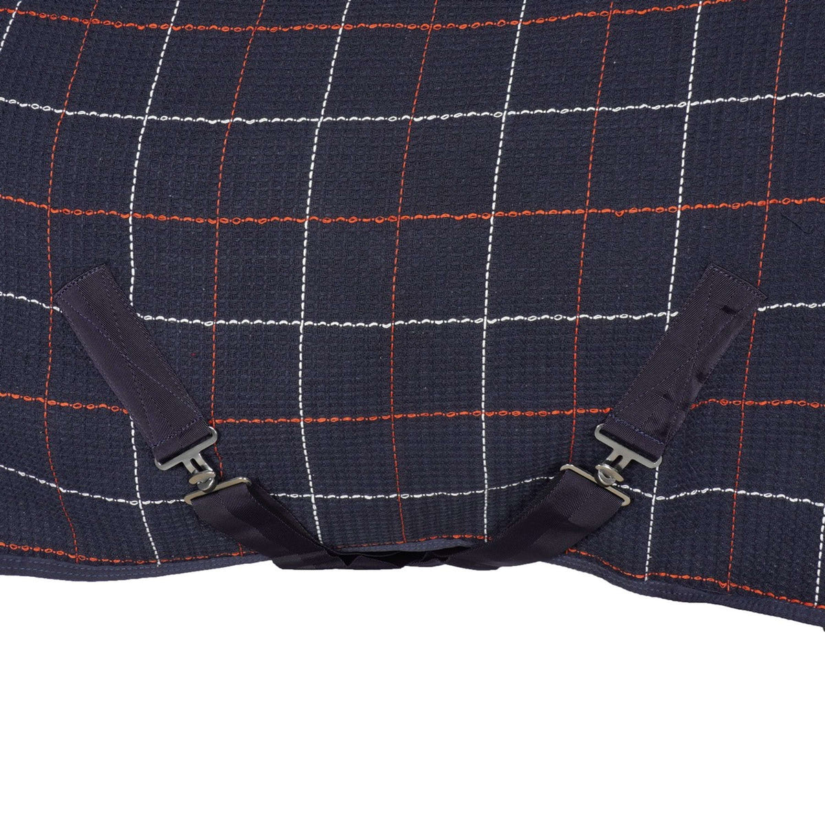 HKM Manta de Establo Apariencia de gofre Azul oscuro