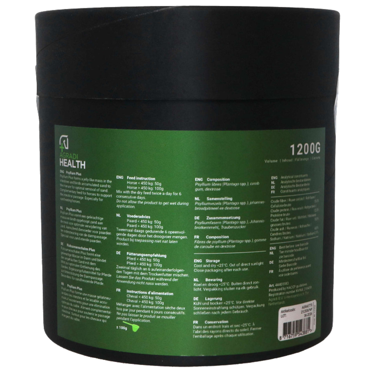 Agradi Health Psyllium Antiarena Plus