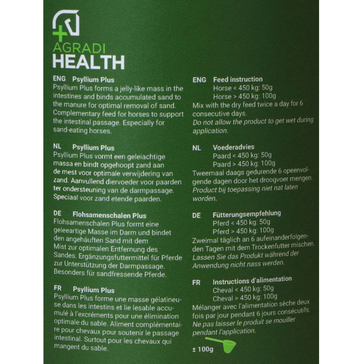 Agradi Health Psyllium Antiarena Plus