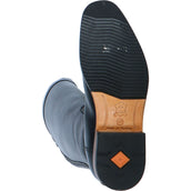 BR Botas de Equitación Venetia con Barniz Eje Ancho Negro