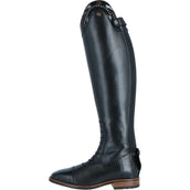 BR Botas de Equitación Venetia con Barniz Eje Ancho Negro