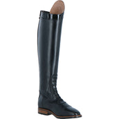 BR Botas de Equitación Venetia con Barniz Eje Ancho Negro