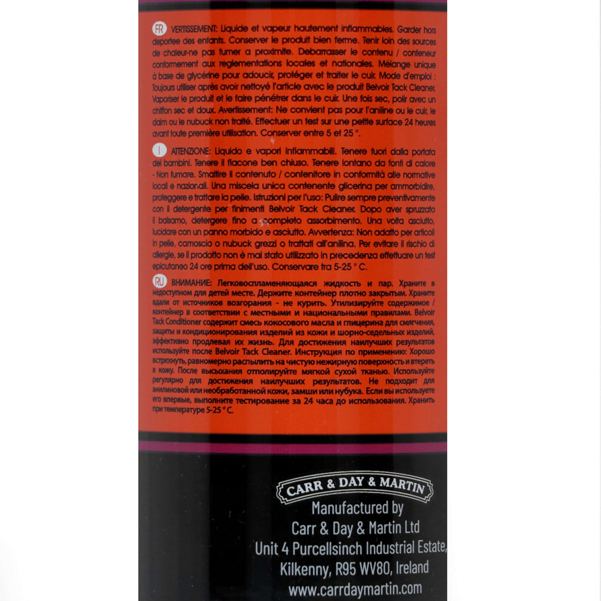 Carr & Day & Martin Acondicionador de Cuero CDM Equimist stap 2 Spray