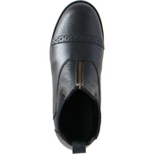 Harry's Horse Botines Hickstead Cremallera de cuero Negro