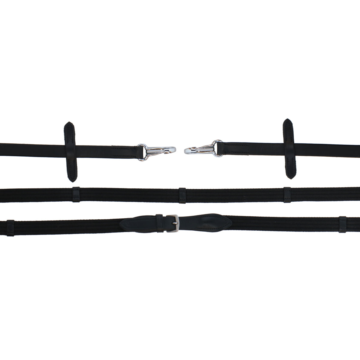 Harry's Horse Riendas Correa con Cierre de Clip Negro