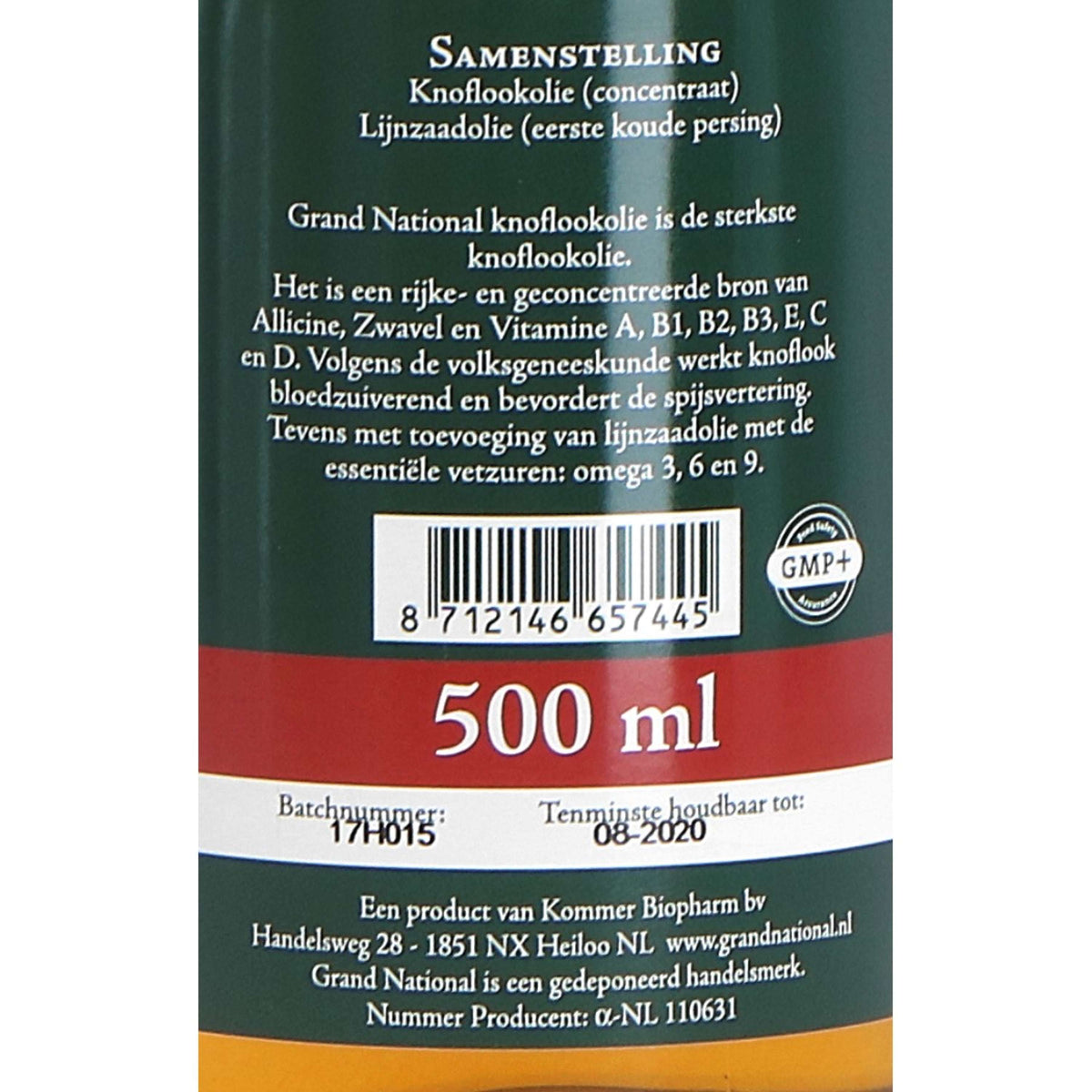 Grand National Aceite de Ajo Flacon