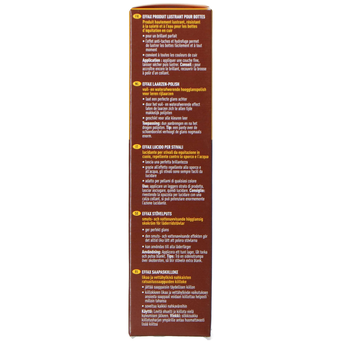 Effax Betún para zapatos Boot Polish Transparente