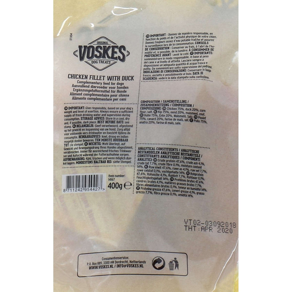 Voskes Pechugas de Pollo Pato