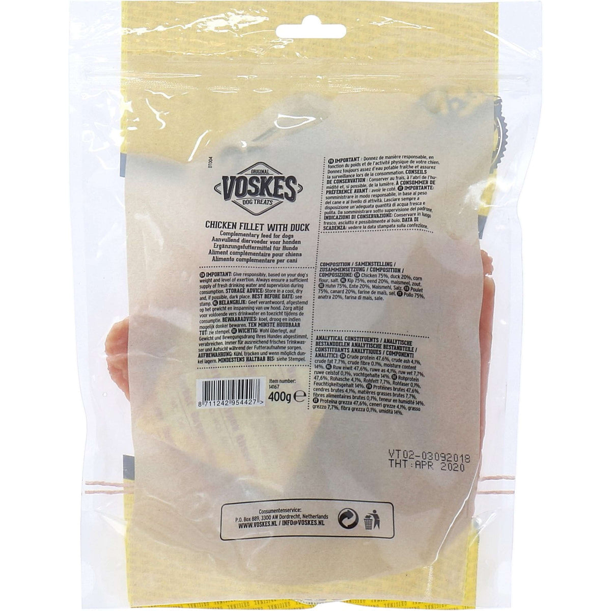 Voskes Pechugas de Pollo Pato