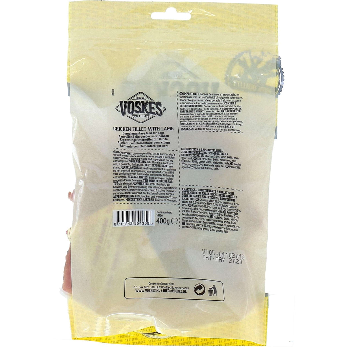 Voskes Pechugas de Pollo Cordero