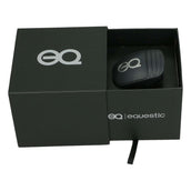 Equestic SaddleClip Sensor de Entrenamiento para Caballos Negro con metal cepillado