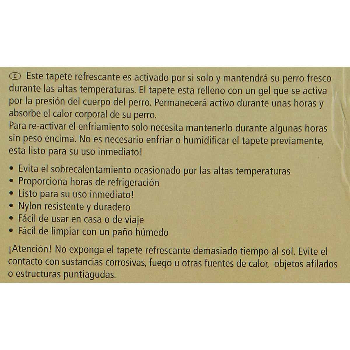 Beeztees Alfombrilla Refrigerante Quick Cooler Izi Azul