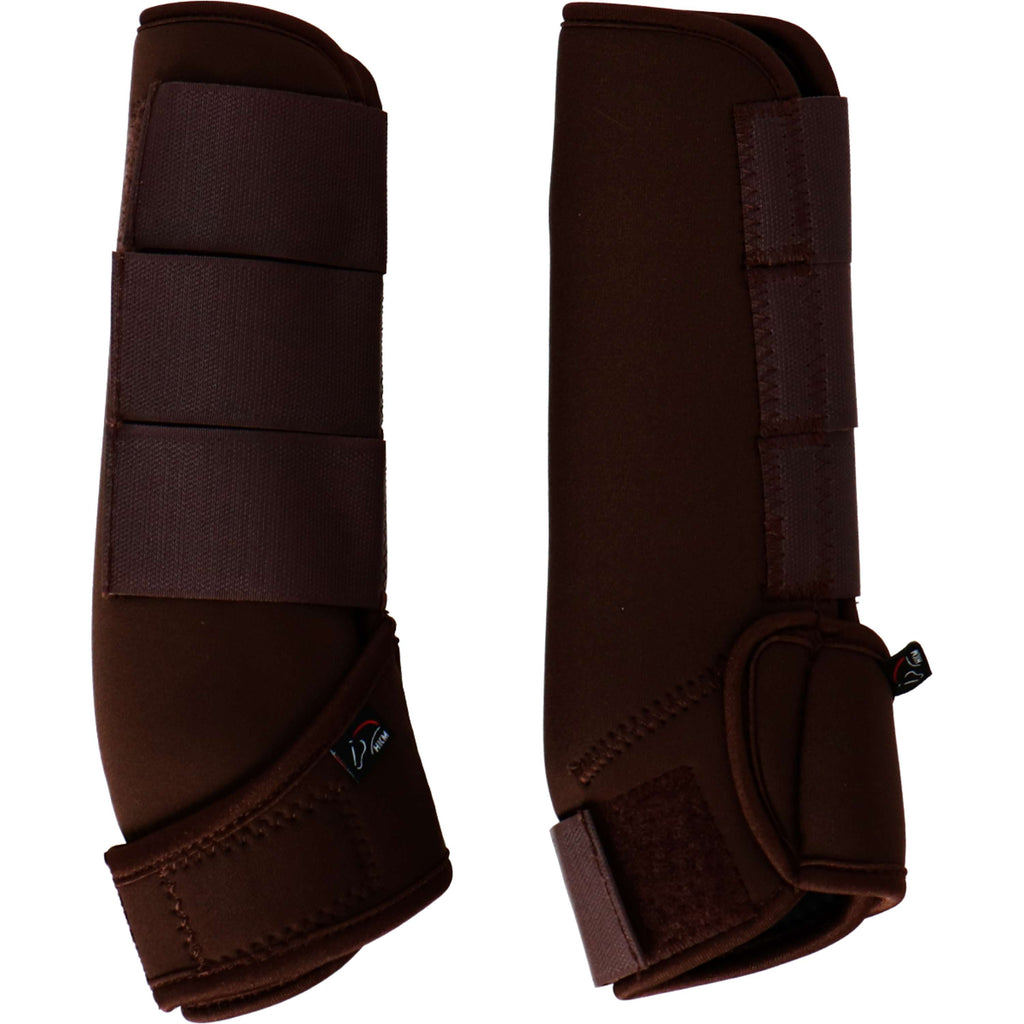 HKM Protectores de piernas Colour Neopreno Suave Marron