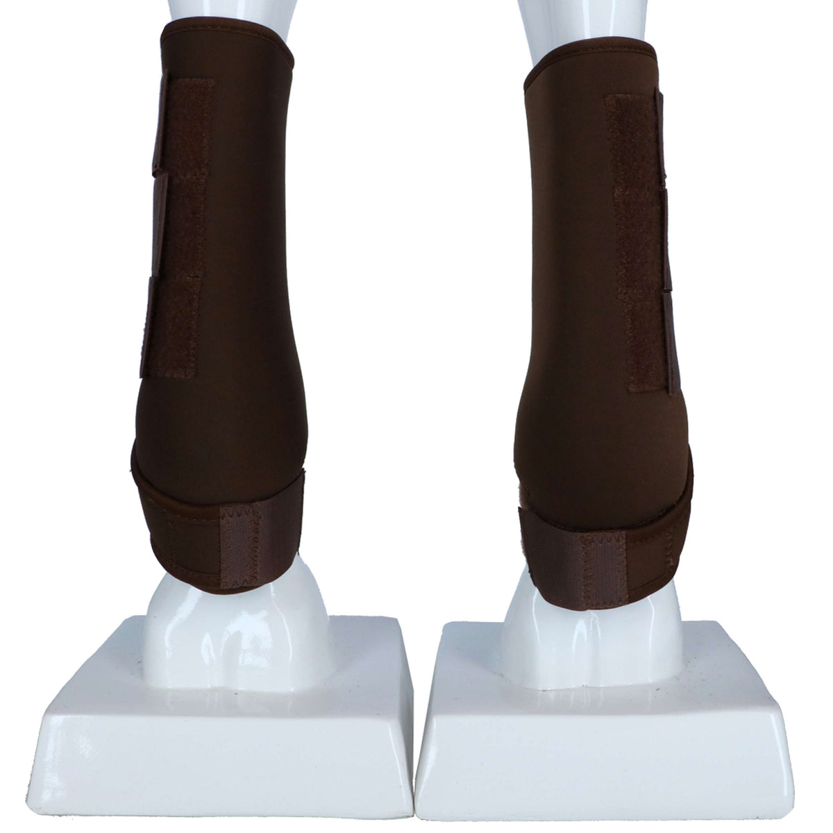 HKM Protectores de piernas Colour Neopreno Suave Marron