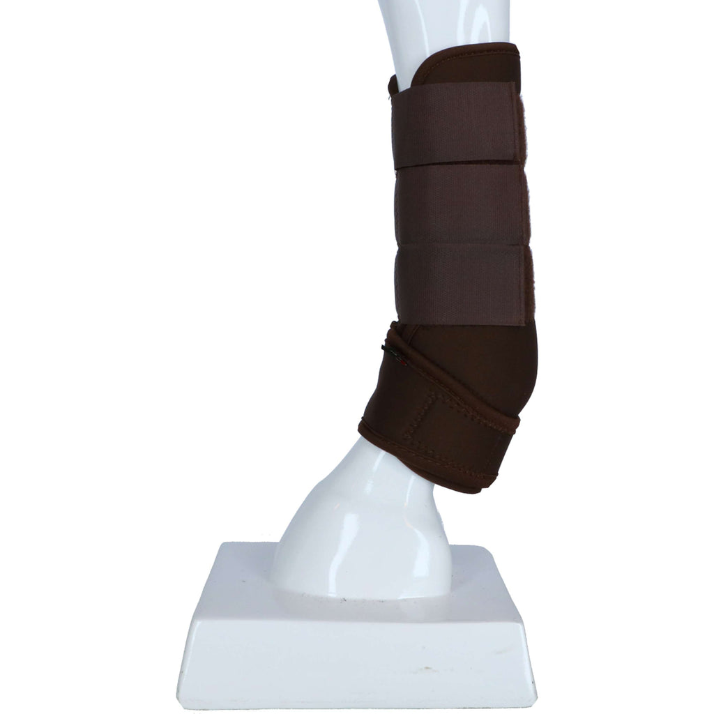HKM Protectores de piernas Colour Neopreno Suave Marron