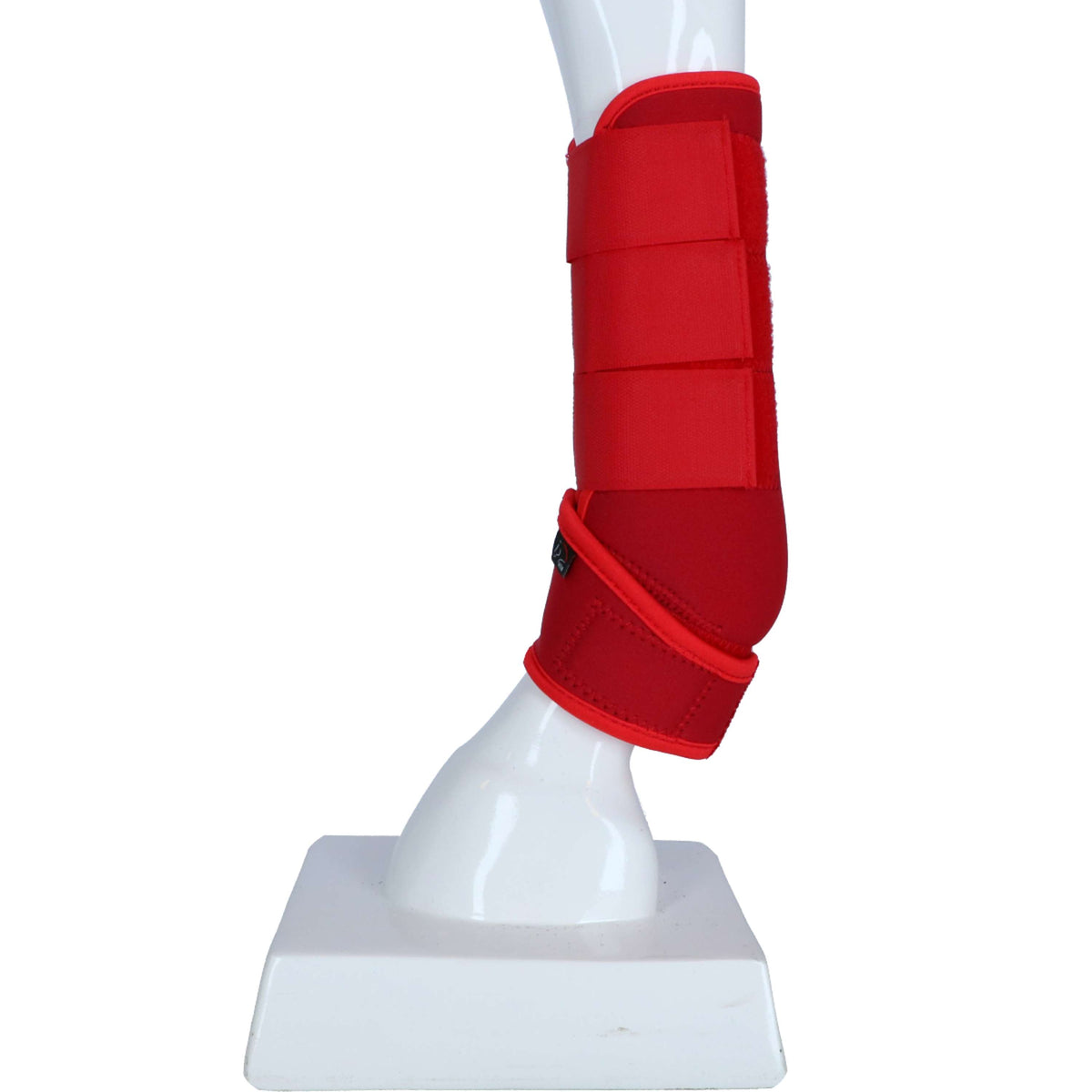 HKM Protectores de piernas Colour Neopreno Suave Rojo