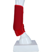 HKM Protectores de piernas Colour Neopreno Suave Rojo