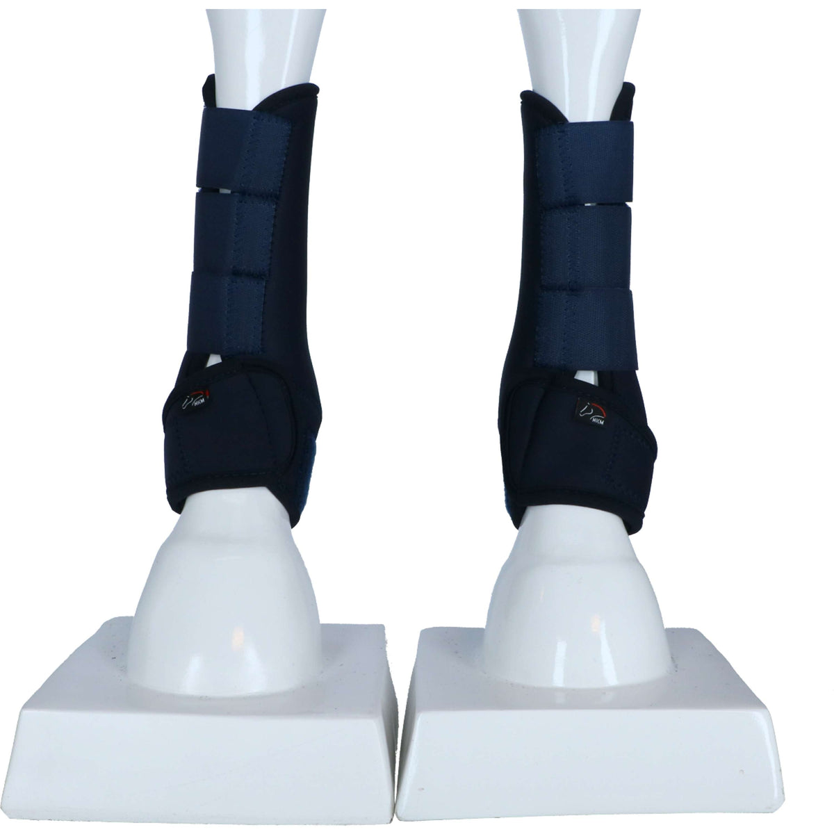 HKM Protectores de piernas Colour Neopreno Suave Azul oscuro