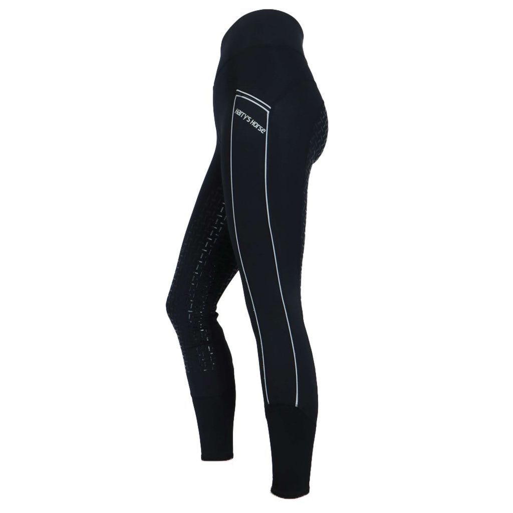 Harry's Horse Pantalones Equitights Full Grip Mujeres Negro