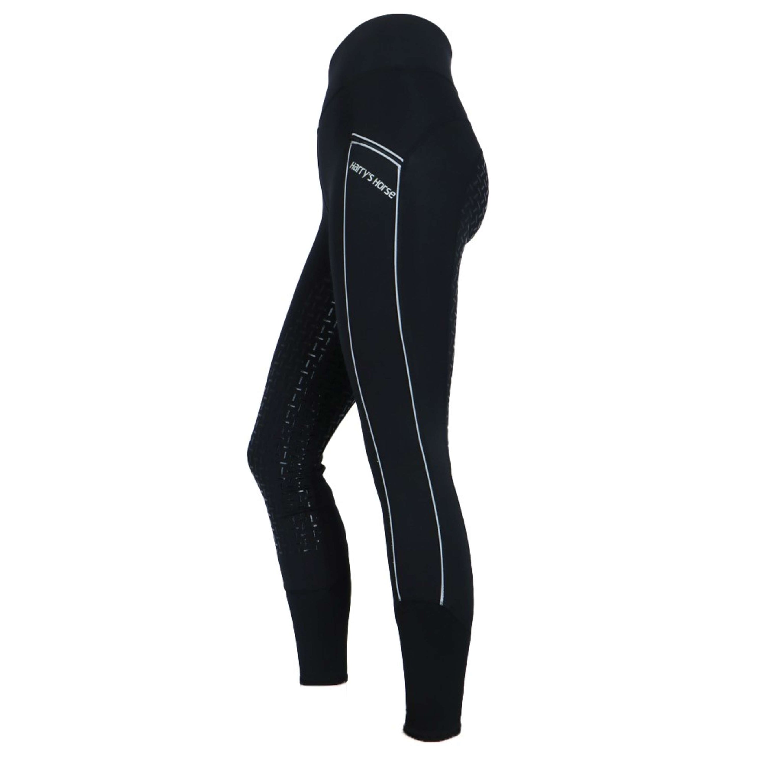 Harry's Horse Pantalones Equitights Full Grip Mujeres Negro