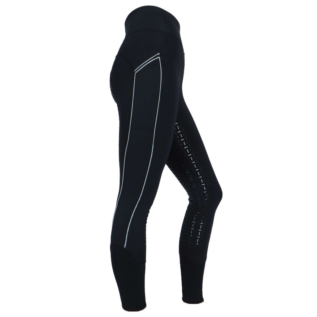Harry's Horse Pantalones Equitights Full Grip Mujeres Negro