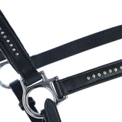 Harry's Horse Cabezada Finesse Crystal Leder Negro