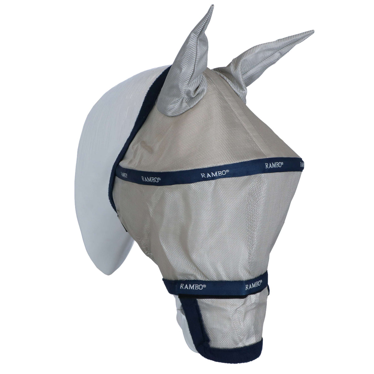 Rambo Fly Mask Navy/Plata