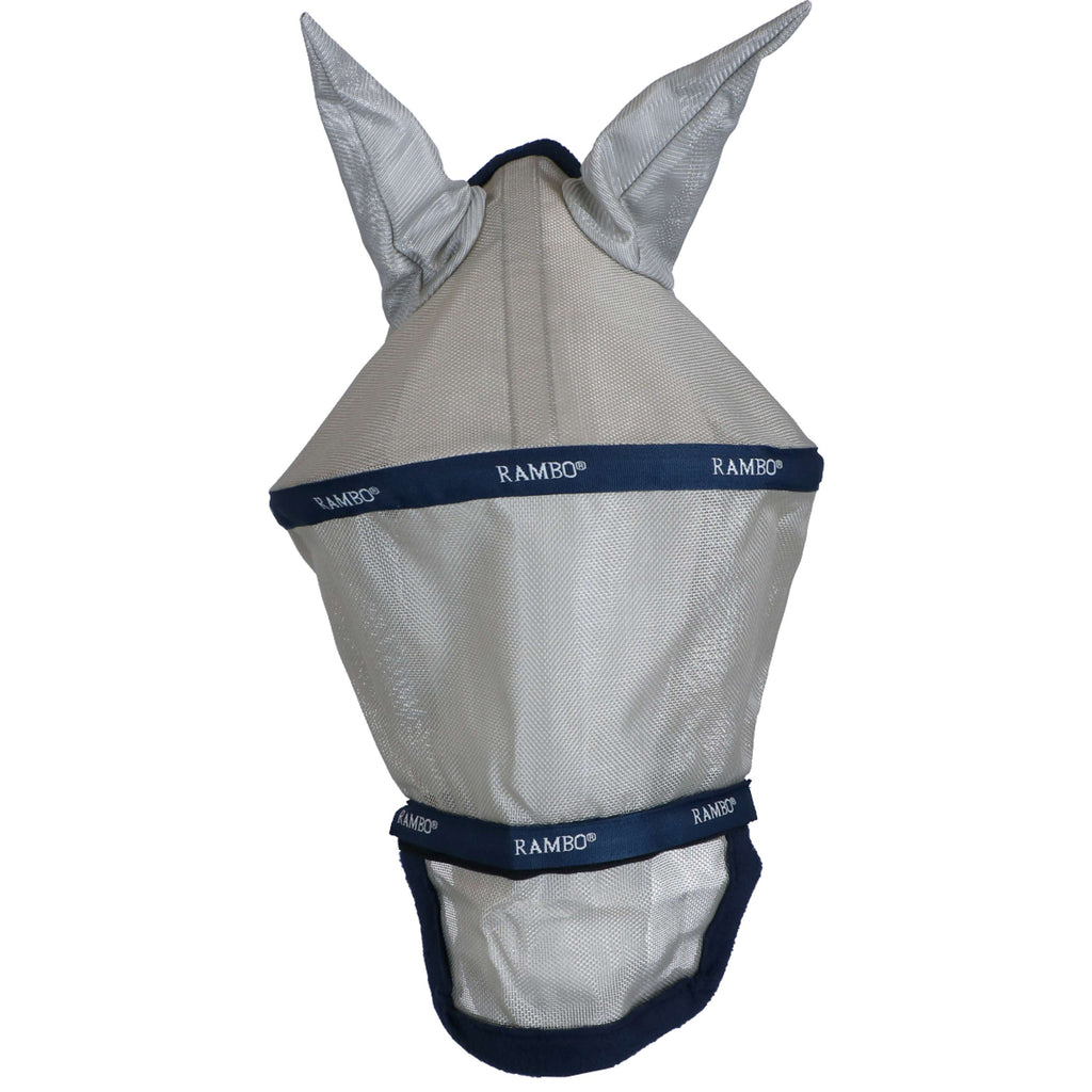 Rambo Fly Mask Navy/Plata